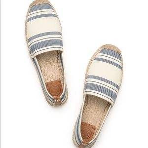 Excellent Condition Tory Burch Striped Espadrilles